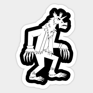 Wolf Unicorn Sticker